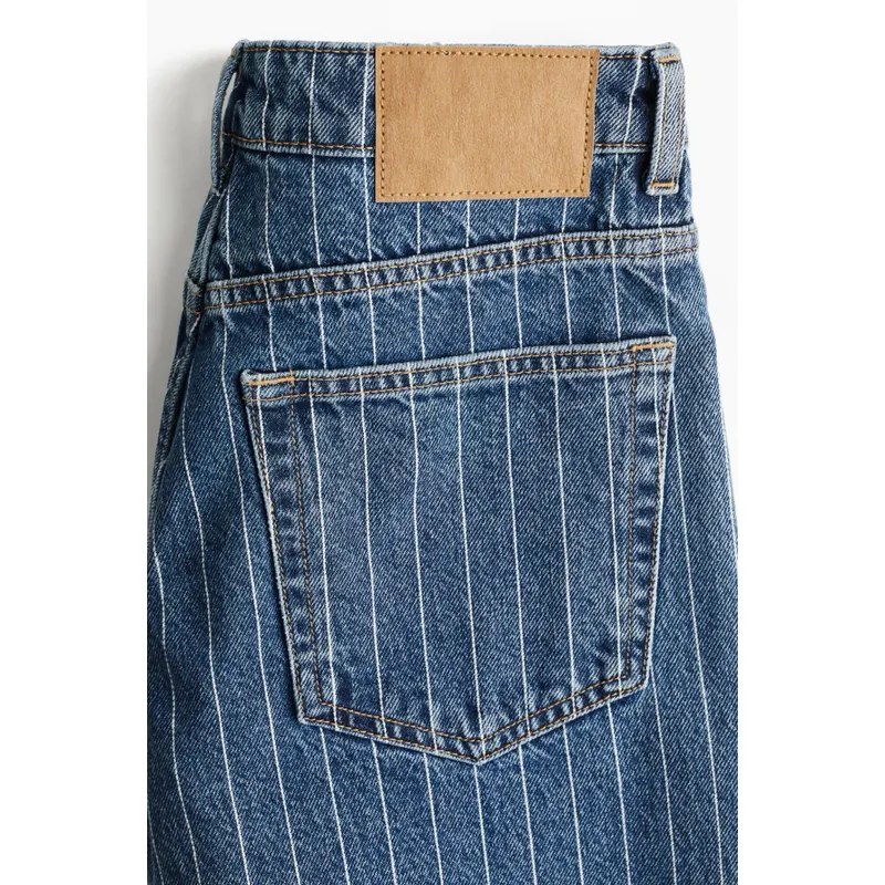 Quần jean suông lưng cao hiệu H&M - hàng Auth 713335