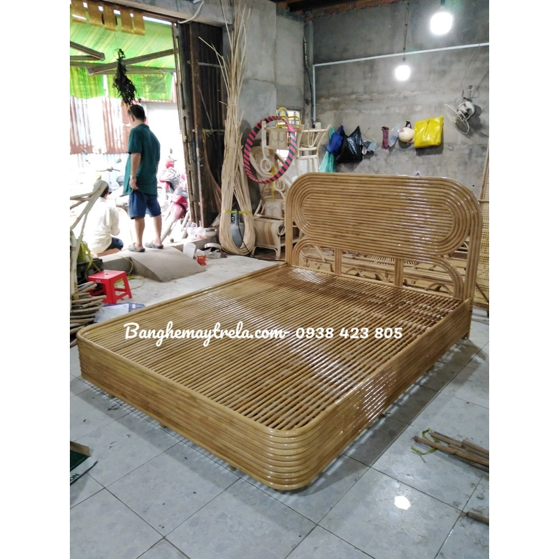 Giường ngủ mây tự nhiên 505976