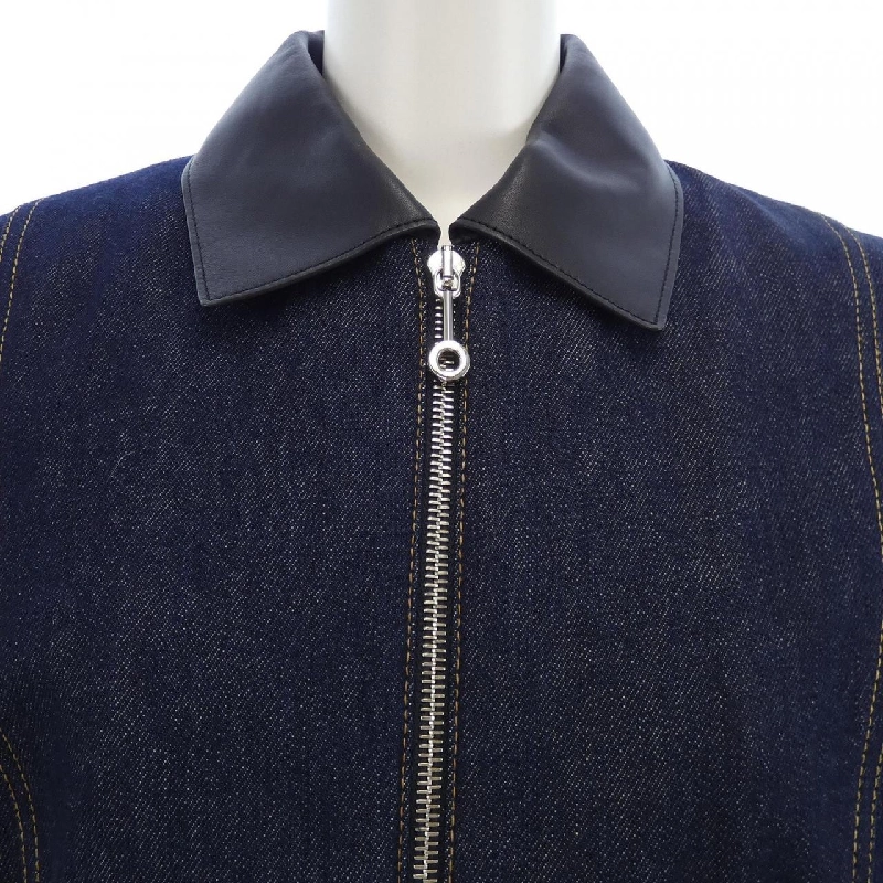 Áo khoác denim HERMES 1H0230DK 628929