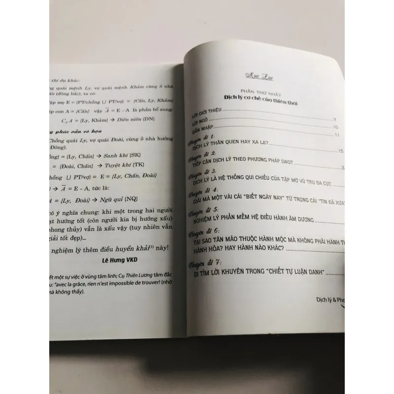 DỊCH LÝ & PHONG THUỶ  758093