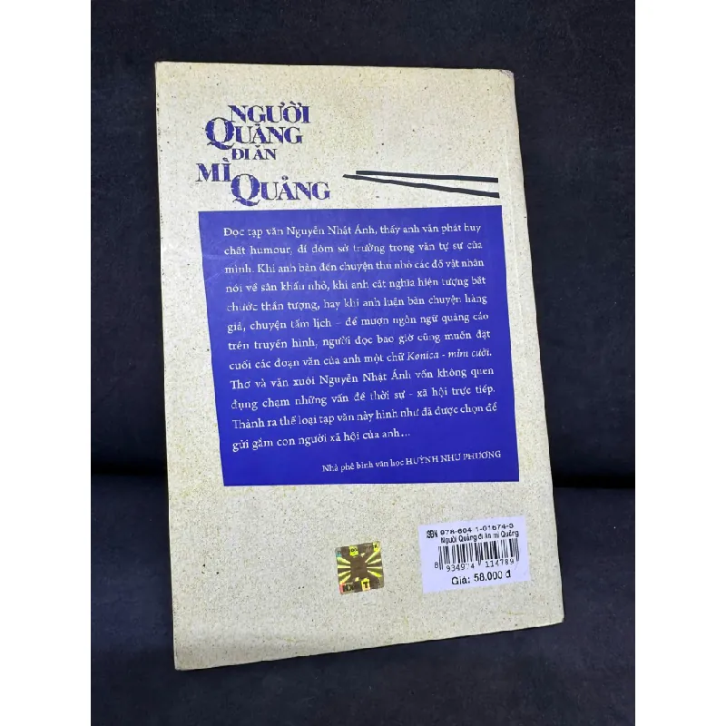[Phiên Chợ Sách Cũ] Người Quảng Đi Ăn Mì Quảng, 2012 - Nguyễn Nhật Ánh H1809 SBM 599566