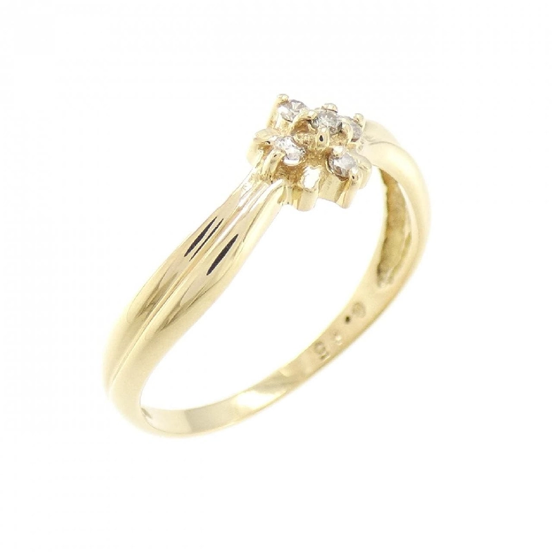 Nhẫn kim cương K18YG 0.05CT - Hàng hiệu Chính hãng 855198