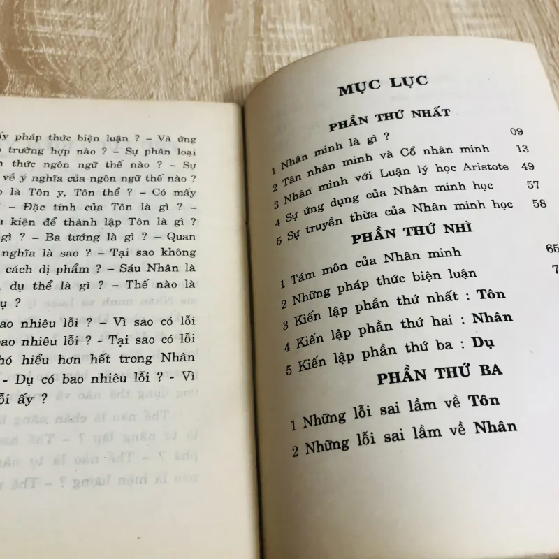 ĐÔNG PHƯƠNG LUẬN LÝ HỌC ( Nhất Hạnh) 925805