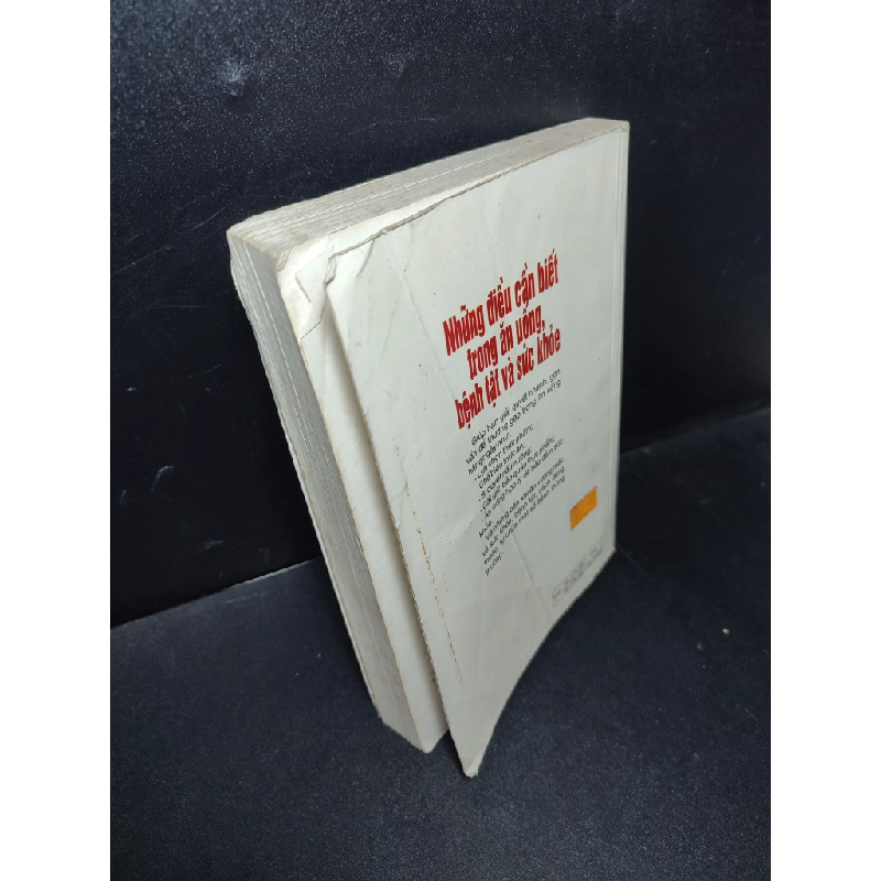 [59K/kg] Những điều cần biết trong ăn uống bệnh tật và sức khỏe 1999 mới 80% ố nhăn bìa HCM2110 441388