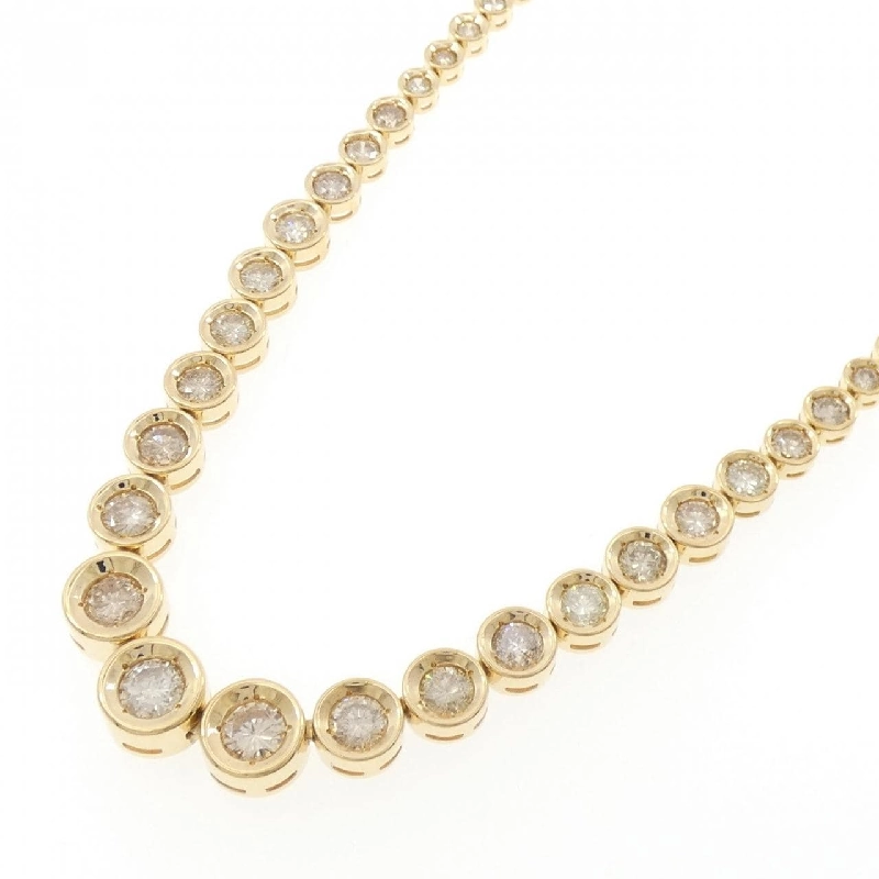 K18YG Dây chuyền kim cương 10.0CT - Hàng hiệu Chính hãng 863177