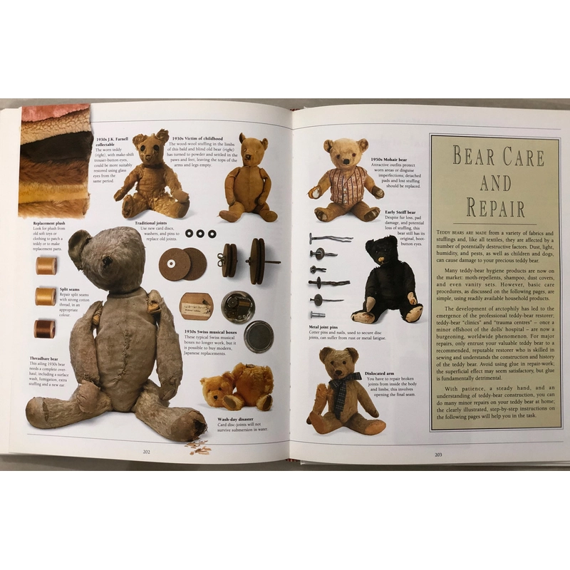 THE TEDDY BEAR ENCYCLOPEDIA Bách khoa toàn thư về Gấu Teddy - DK 1993 455802