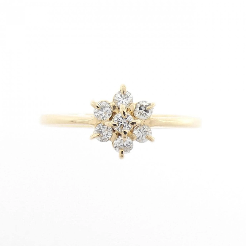 Nhẫn kim cương hoa K18YG 0.16CT - Hàng hiệu chính hãng 855519