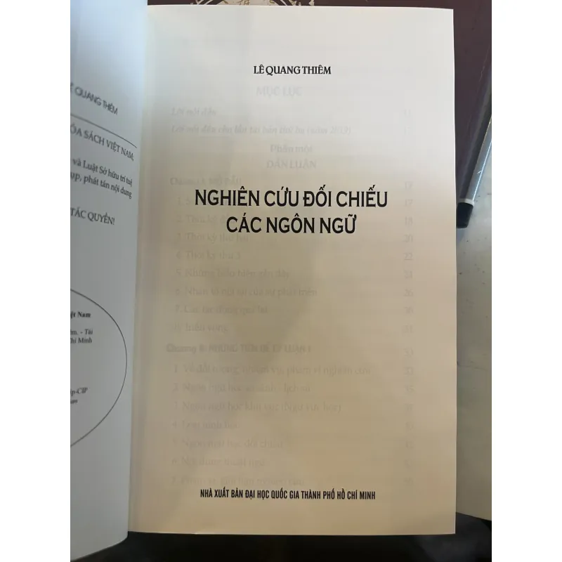 NGHIÊN CỨU ĐỐI CHIẾU CÁC NGÔN NGỮ - LÊ QUANG THIÊM 1022151