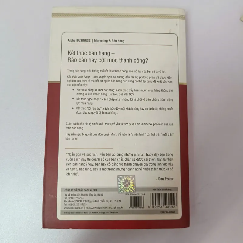 Kết thúc bán hàng - Đòn quyết định - Brian Tracy 927172