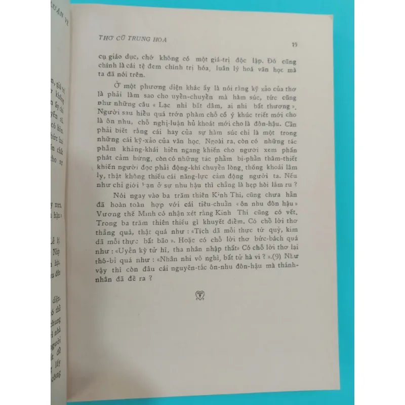 KHẢO LUẬN VỀ THƠ CŨ TRUNG HOA - PHẠM THẾ NGŨ 703452