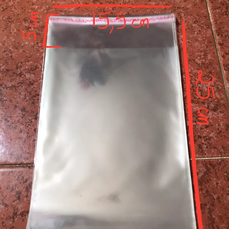 Túi opp dán miệng 15,5 x 25cm 25cái 573604