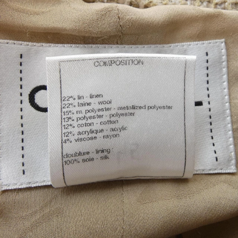 CHANEL P53061V39575 16C Áo khoác không cổ - Hàng hiệu Chính hãng 821220