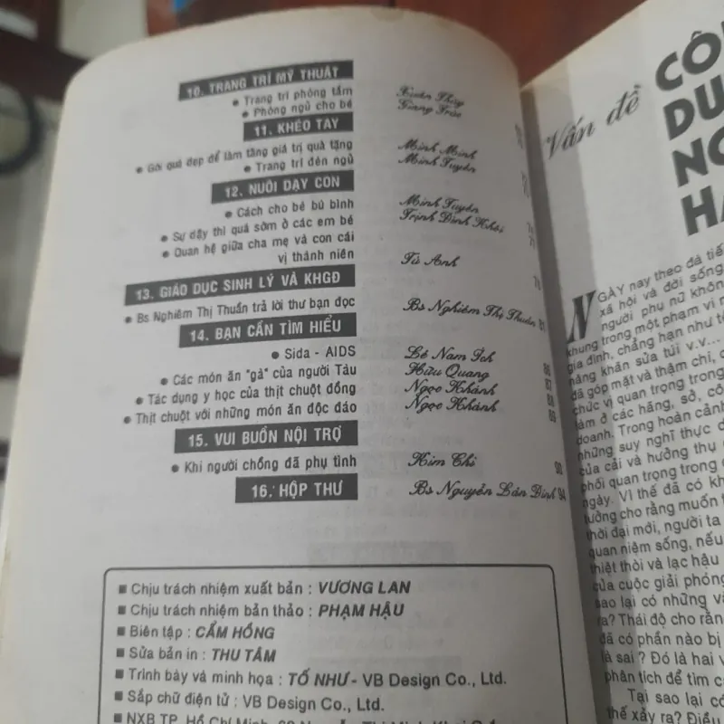 SỔ TAY NỘI TRỢ tập 81 928762