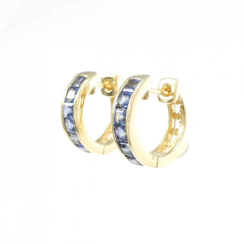 K18YG Sapphire Earrings - Hàng hiệu Authentic 870659