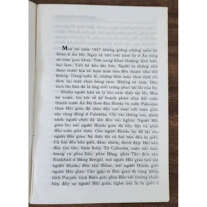 Tác phẩm văn học Ấn Độ của nhà văn Khushwant Singt: CHUYẾN TÀU ĐI PAKISTAN 719984