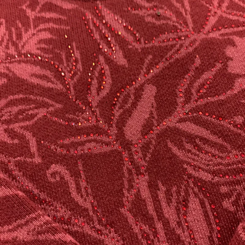 Áo len nữ tay dài màu đỏ 729196