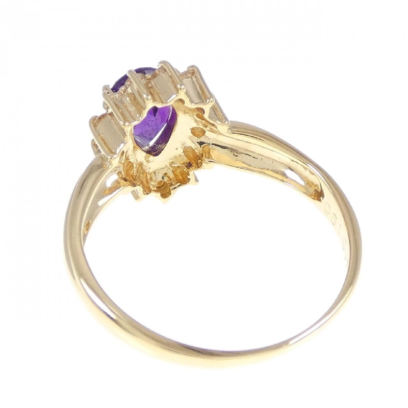 Nhẫn Amethyst K18YG 0.61CT - Hàng hiệu Chính hãng 855230