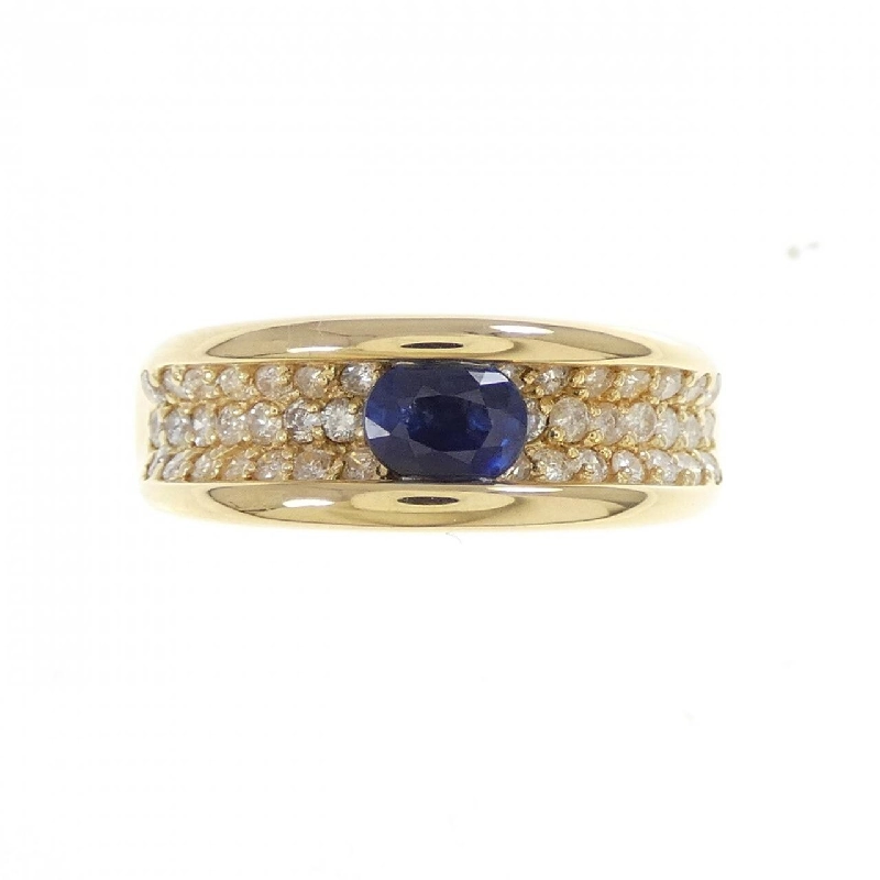 Nhẫn Sapphire K18YG 0.53CT - Hàng hiệu Chính hãng 853422