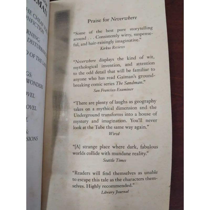 NeverWhere - Neil Gaiman 292174
