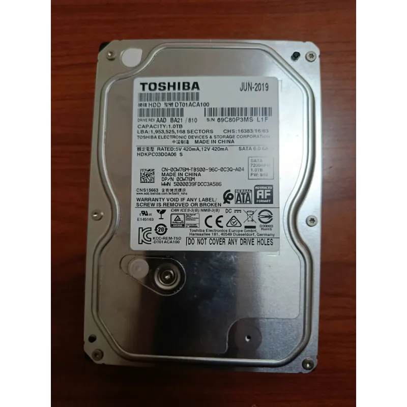 Ổ cứng TOSHIBA 1.0 TB 564900
