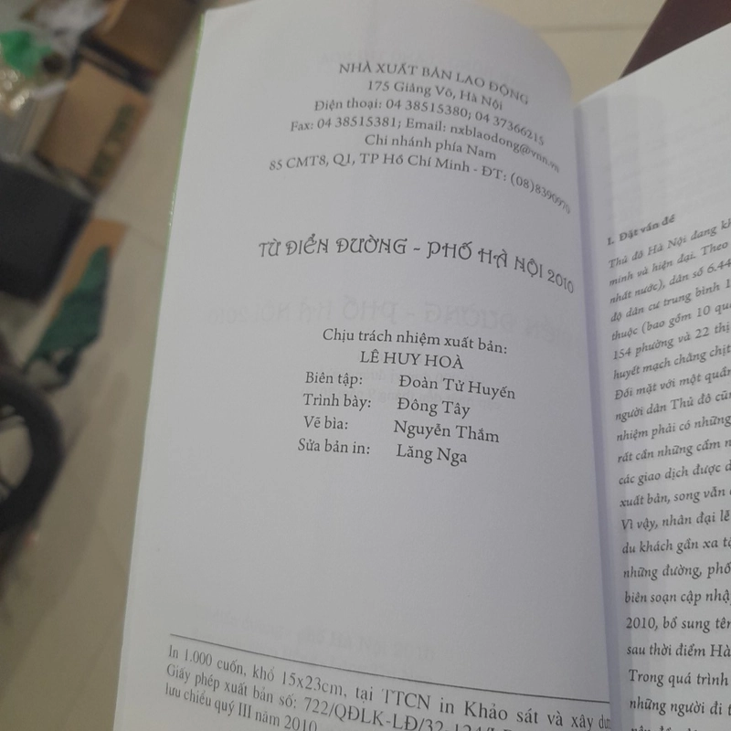 Từ điển ĐƯỜNG - PHỐ Hà Nội 2010 330419