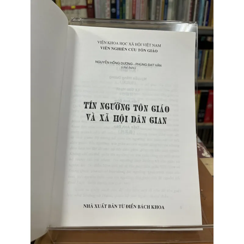 TÍN NGƯỠNG TÔN GIÁO VÀ XÃ HỘI DÂN GIAN 708847