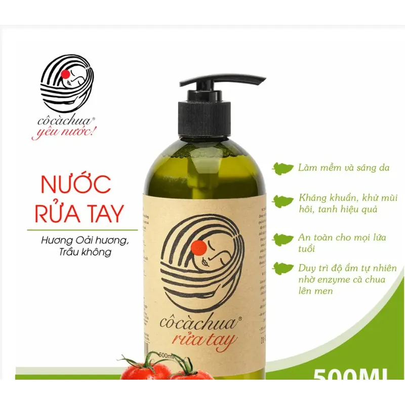 nước rửa tay cô cà chua truyền thống 500ml 607795