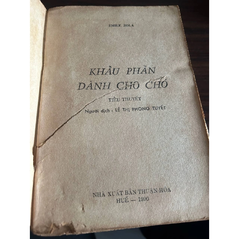 Khẩu Phần Dành Cho Chó - Emile Zola 932831