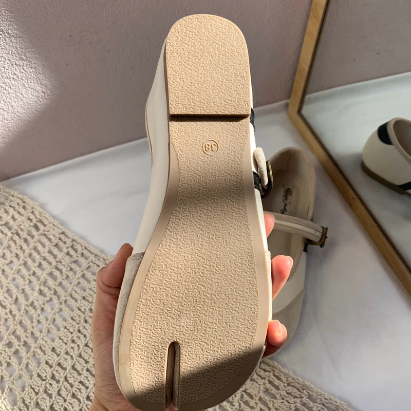[New] Giày kiểu tabi Happy Feeling - size 38 - trắng  500265