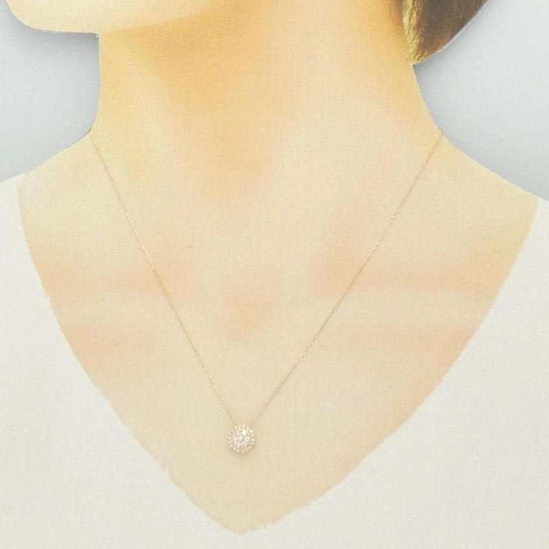 K18YG Dây chuyền kim cương 0.30CT - Hàng hiệu Chính hãng 857517