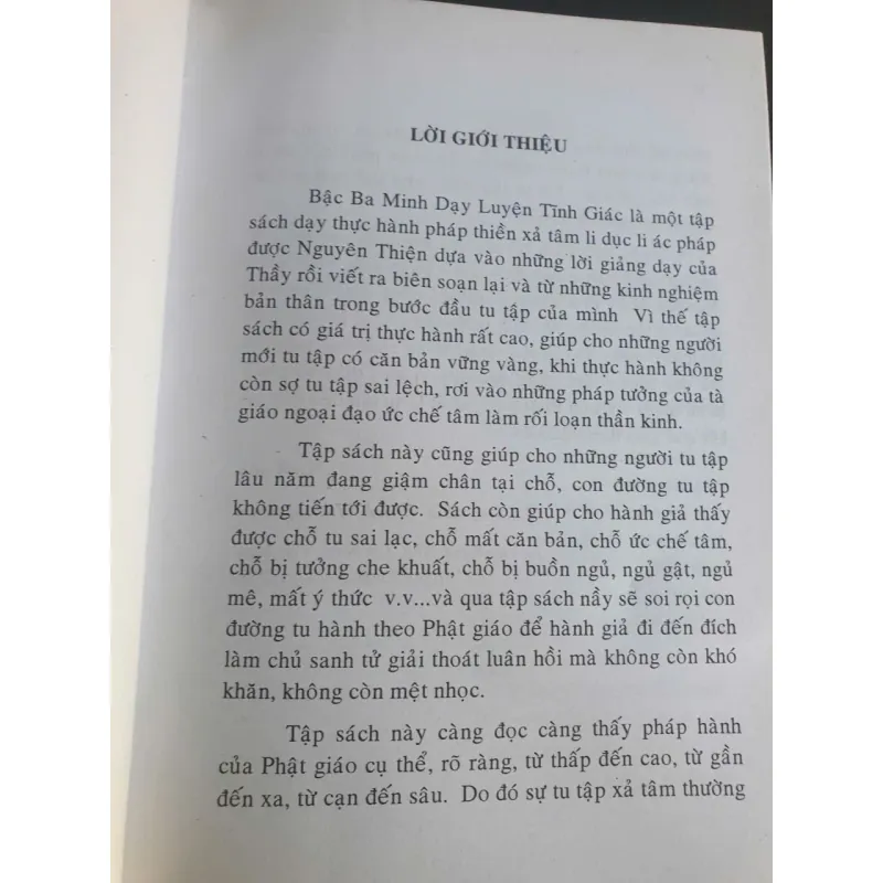 Bậc Ba Minh Dạy Luyện Tĩnh Giác - Trửơng Lão Thích Thông Lạc 697448