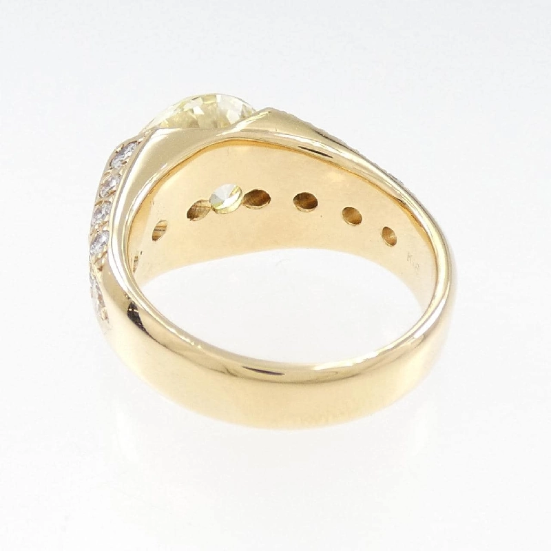 Nhẫn kim cương K18YG 3.117CT 673308