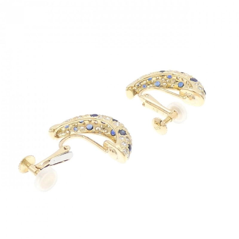 K18YG Sapphire Bông tai - Hàng hiệu Chính hãng 878651