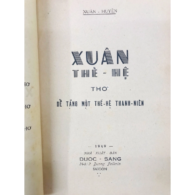 Xuân thế hệ thơ để tặng một thế hệ thanh niên - Xuân Huyền 133001