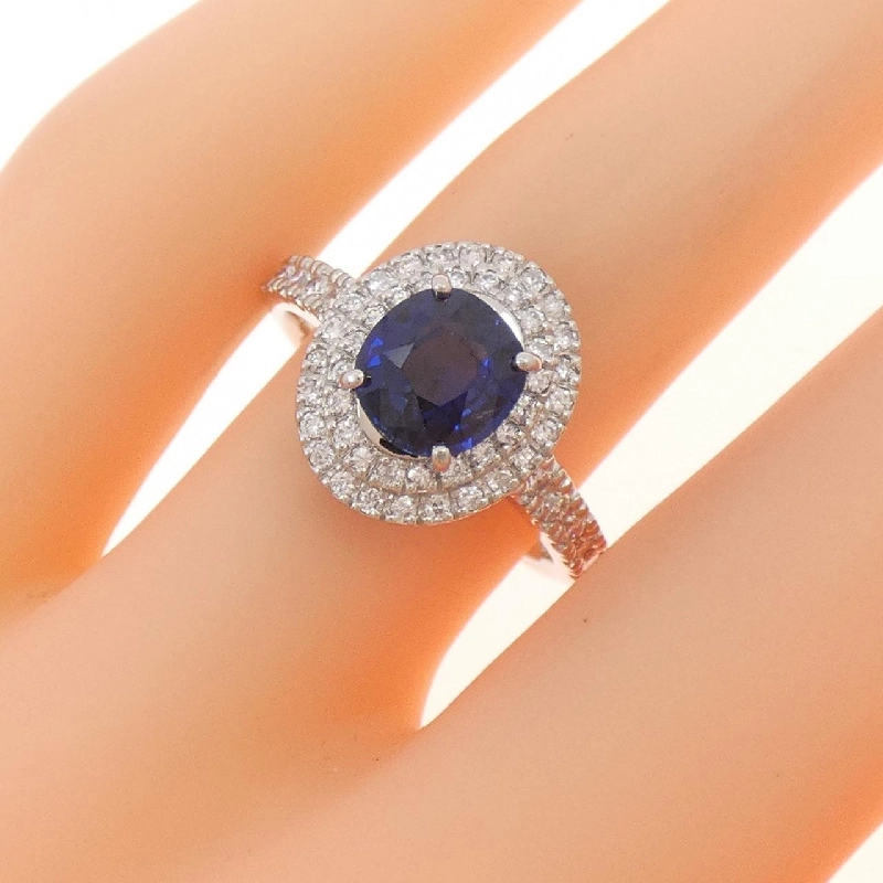 Nhẫn Sapphire PT900 1.45CT xuất xứ Campuchia 673020