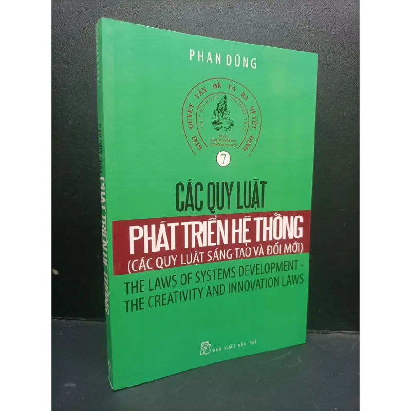 [Sách Cũ SCGR] Các quy luật phát triển hệ thống mới 70% ố nhẹ, nhăn gáy nhẹ, bẩn bìa 2010 HCM3005 Phan Dũng kỹ năng 684411