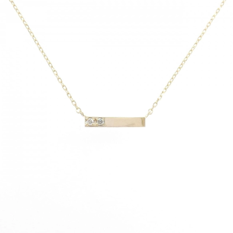 K10YG Dây chuyền kim cương 0.02CT - Hàng hiệu Authentic 858438