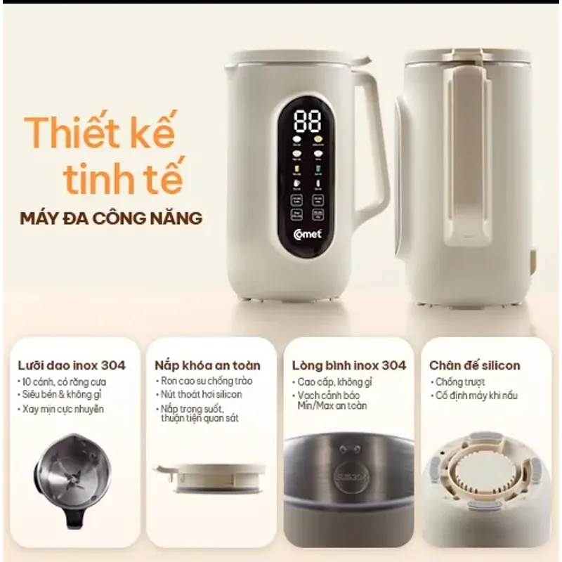 Máy làm sữa hạt Comet CM9216 745132
