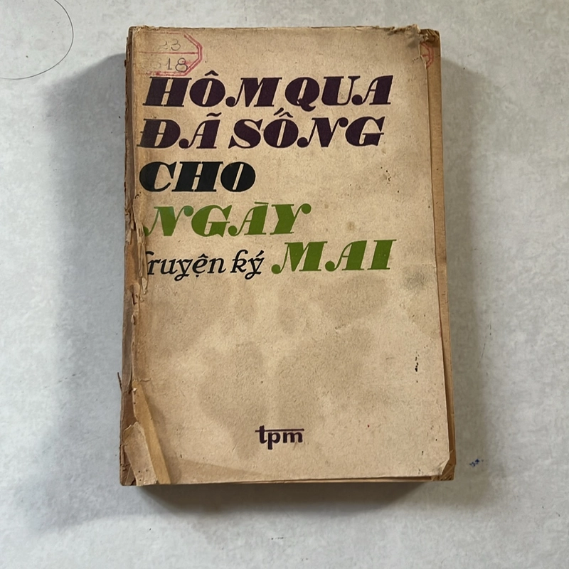 Hôm qua đã sống cho ngày mai — 1985s 499009