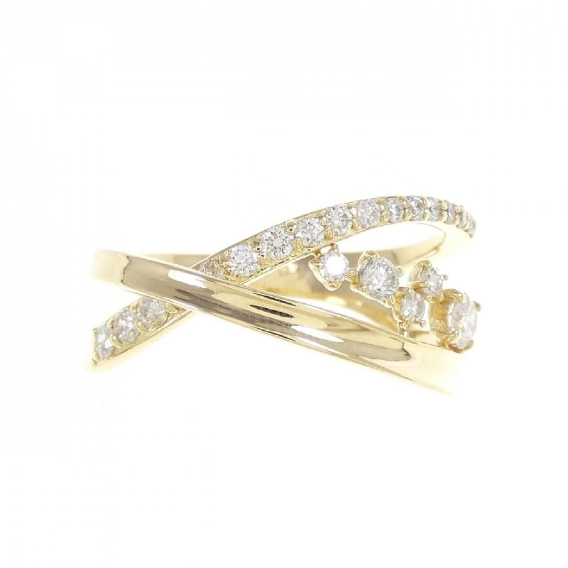 Nhẫn kim cương K18YG 0.45CT 665861