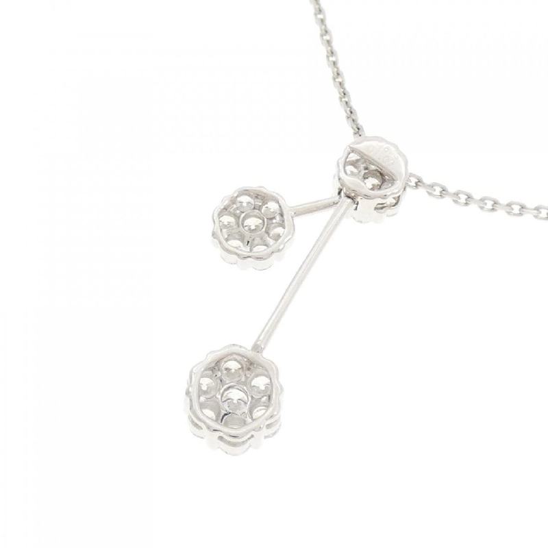 K18WG/PT850 Dây chuyền kim cương 1.00CT - Hàng hiệu Authentic 848453