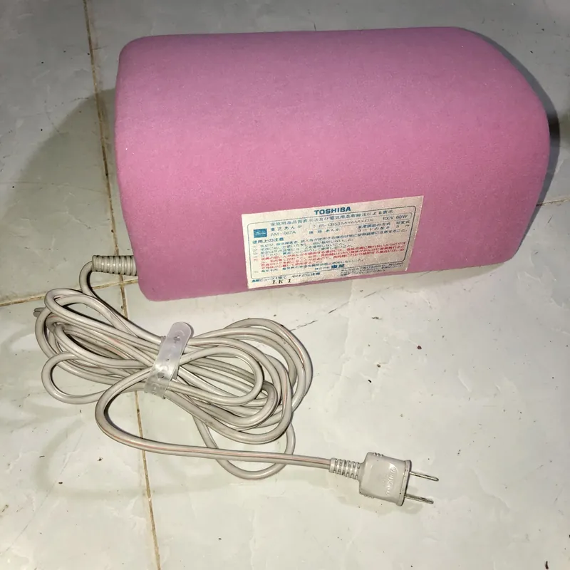 Đệm massage lưng hoặc chân có chức năng sưởi ấm Toshiba Nhật 570988