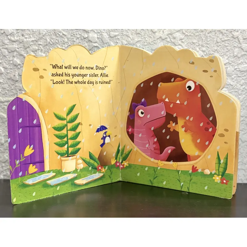 Board book DINO’S RAINY DAY – CÙNG KHỦNG LONG NHỎ VUI CHƠI NGÀY MƯA! 927627