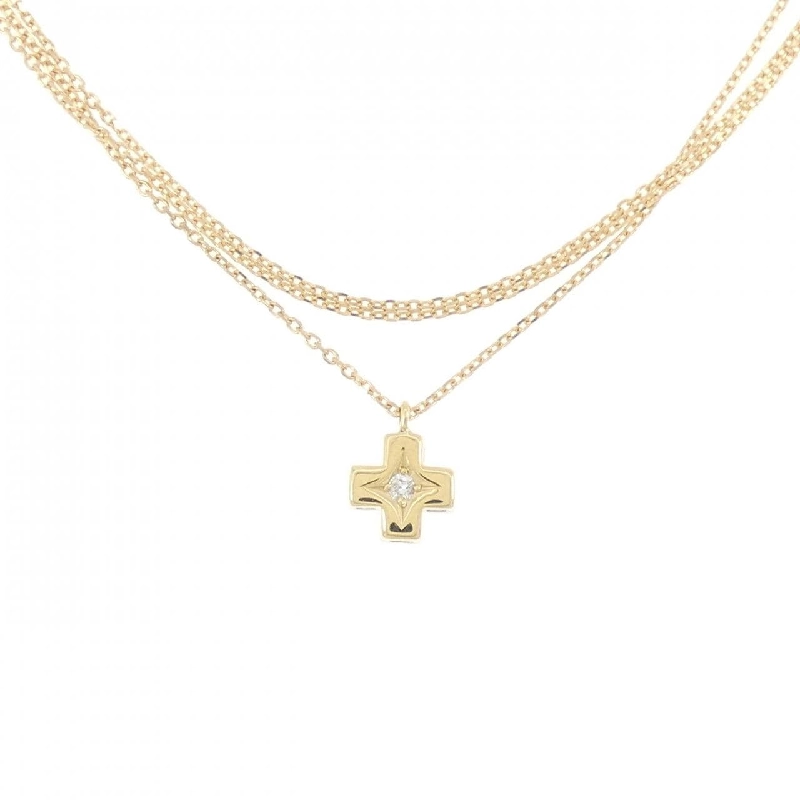 Dây chuyền kim cương K18WG/K18YG 0.13CT - Hàng hiệu Chính hãng 864441