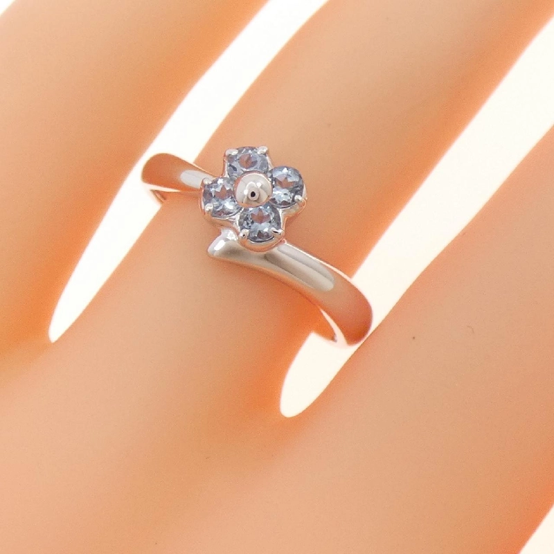 Nhẫn Aquamarine K14WG 667893