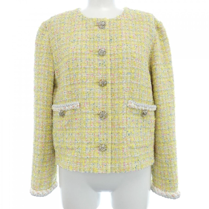 Áo khoác không cổ CHANEL 632721