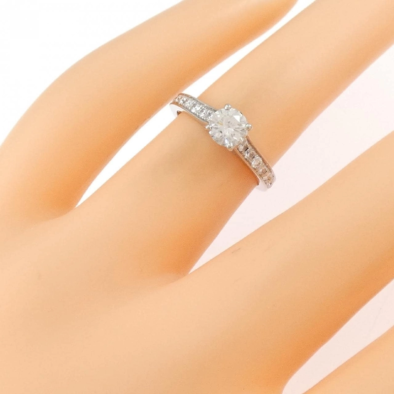 Cartier 1895 Solitaire Nhẫn 0.44CT D VS1 EXT - Hàng hiệu Chính hãng 838107