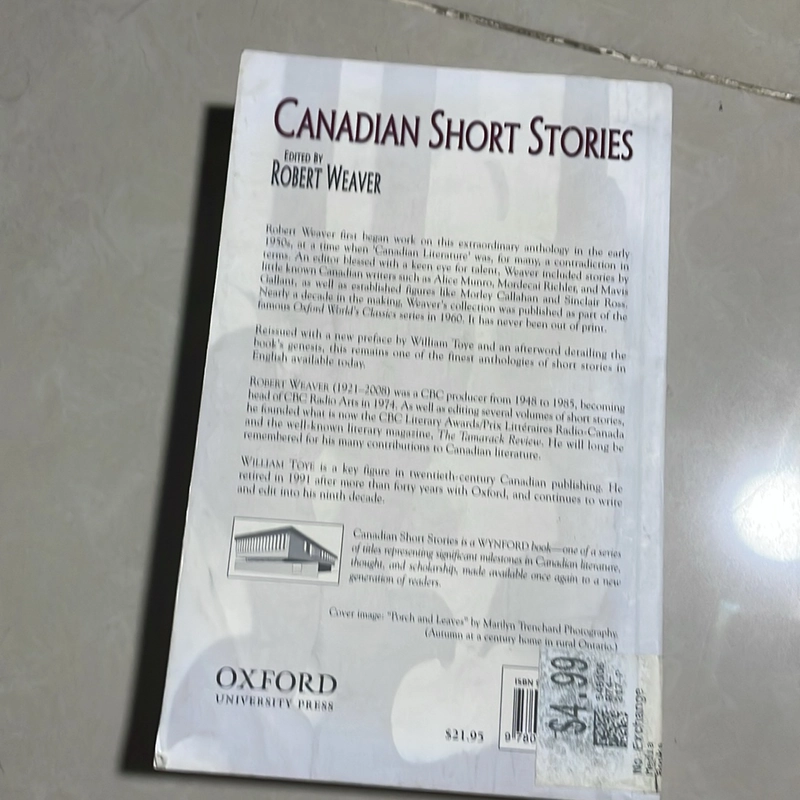 Canadian short stories 527828