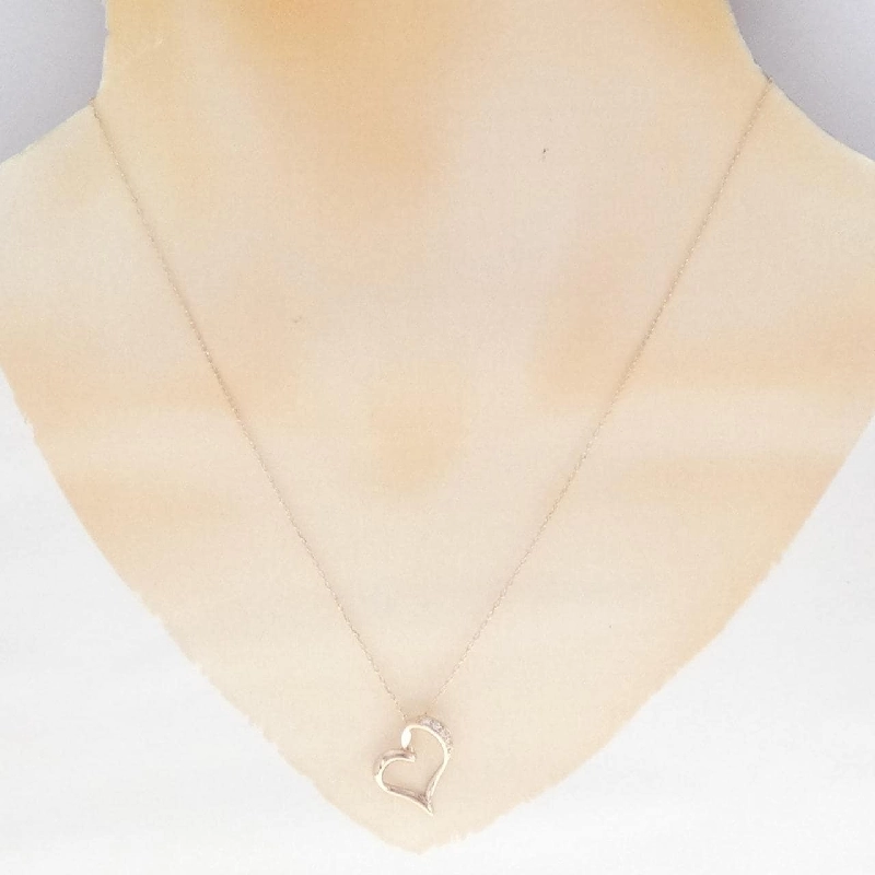 K10PG Dây chuyền kim cương hình trái tim - Hàng hiệu Chính hãng 857736