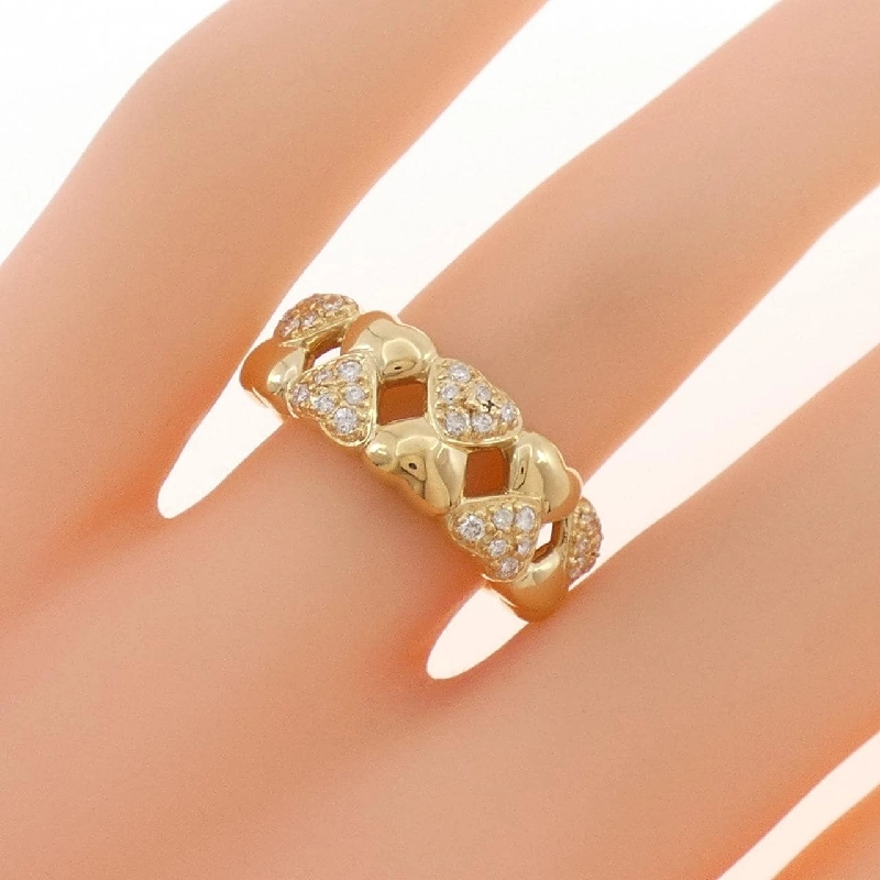 Nhẫn kim cương hình trái tim K18YG 0.22CT - Hàng hiệu Authentic 855173